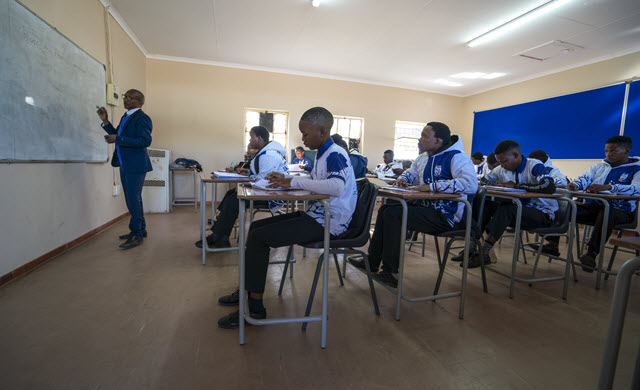 Itlotleng Commercial High School Classroom